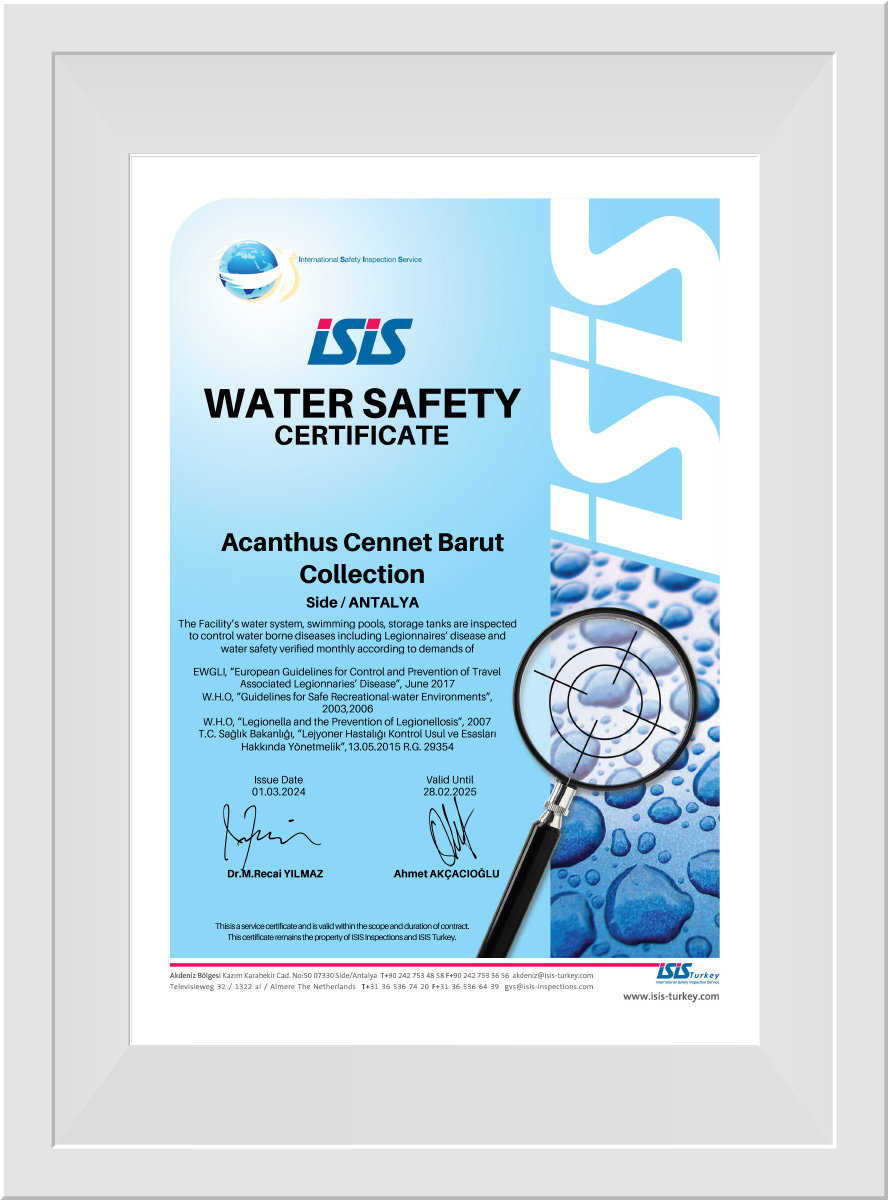 Water Safety Certificate