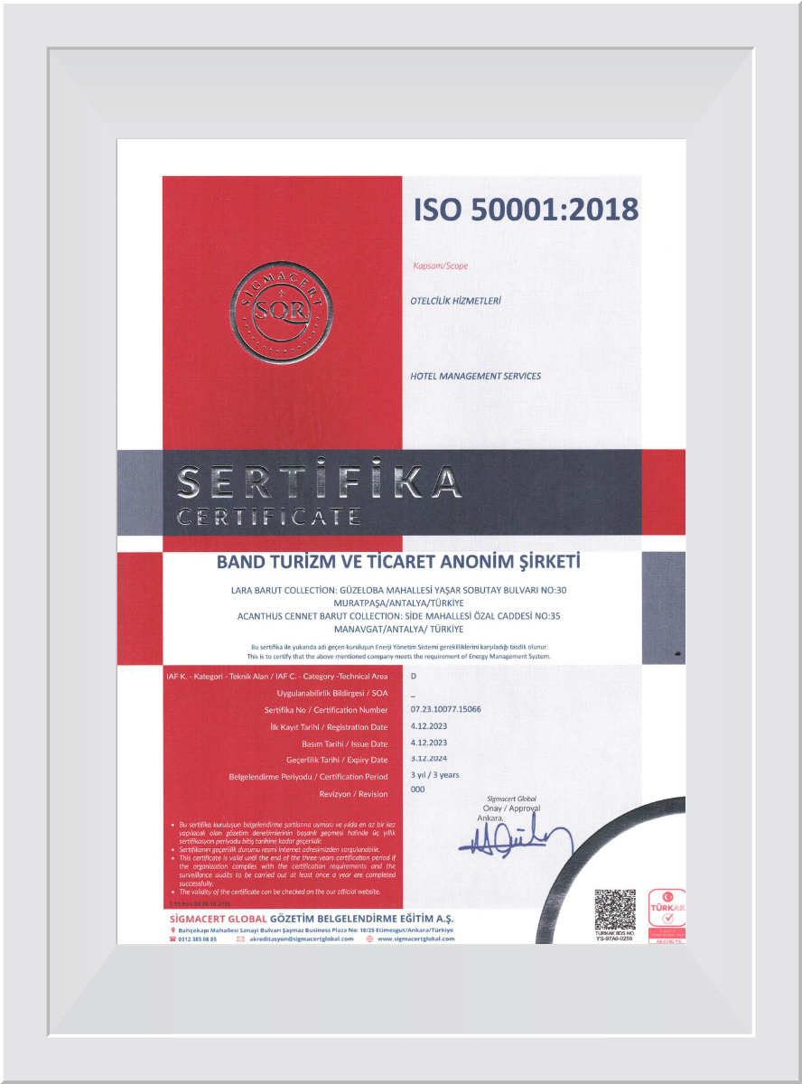 ISO 50001.2018 Enerji Yönetim Sistemleri