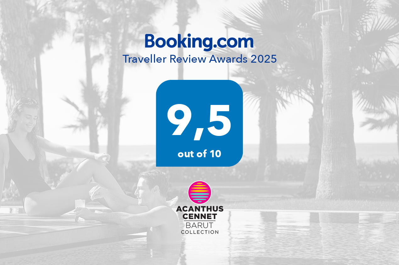 Acanthus Cennet Barut Collection Received Booking.com Traveler Review Awards 2025 Award