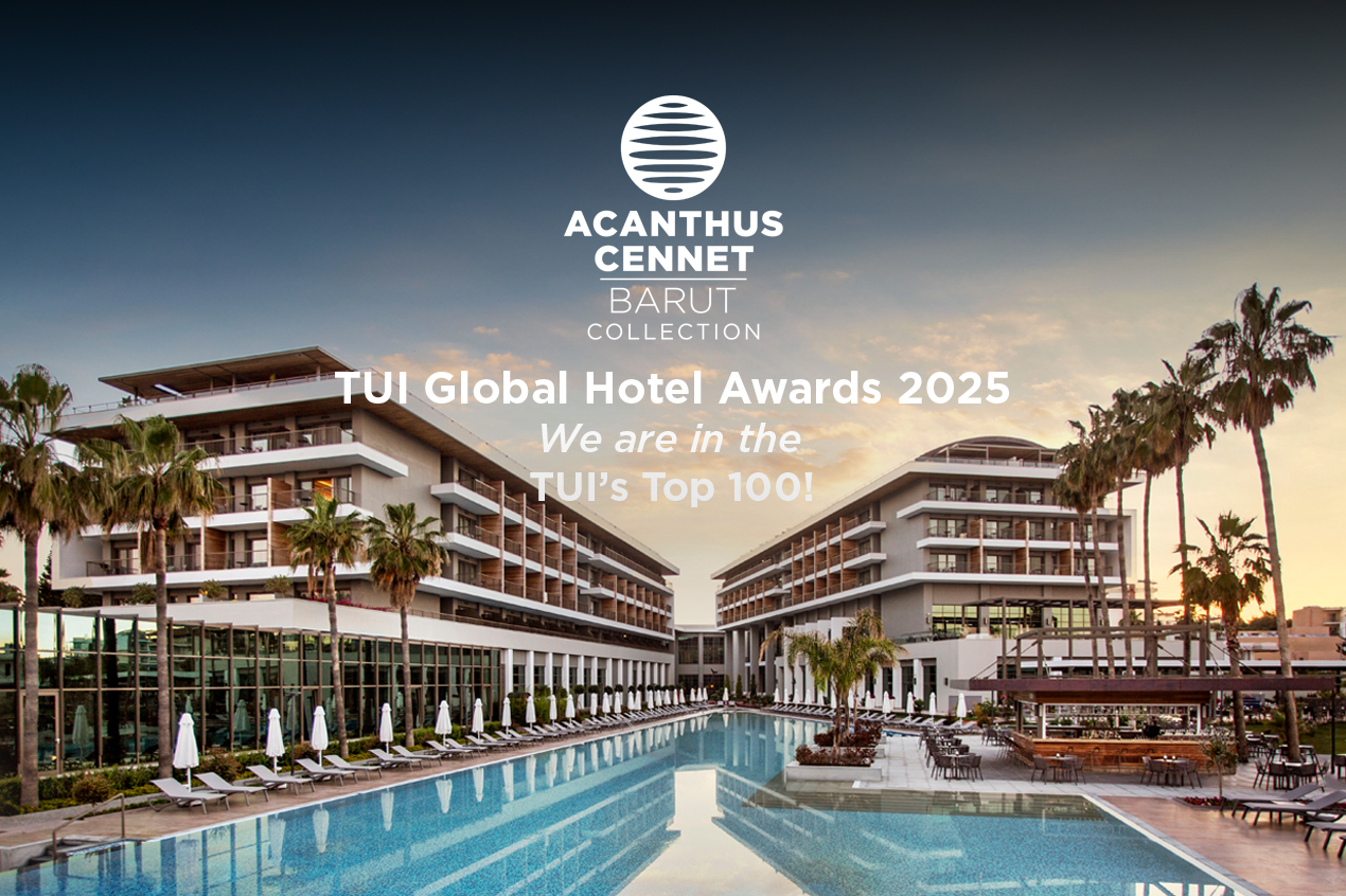 Acanthus Cennet Barut Collection TUI Global Hotel Awards 2025 Ödülünü Aldı