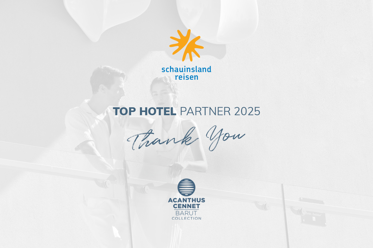 Acanthus Cennet Barut Collection has Received Schauinsland Reisen Top Hotel Partner 2025 Awards