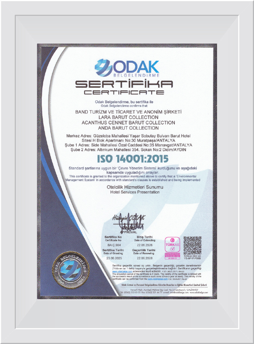 ISO 14001.2015 Çevre Yönetim Sistemi