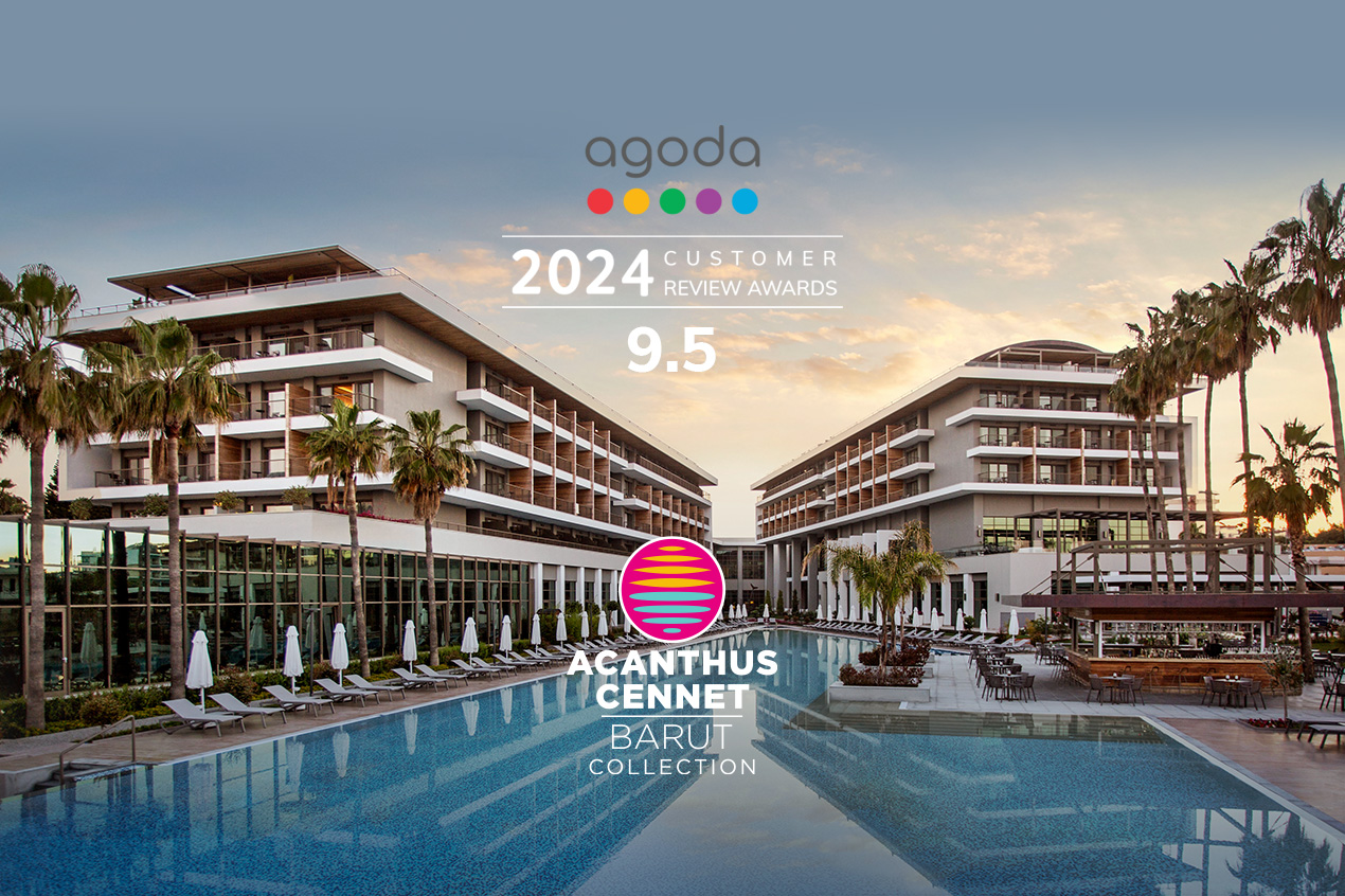 Acanthus Cennet Barut Collection Agoda 2024 Customer Review Awards Ödülünü aldı