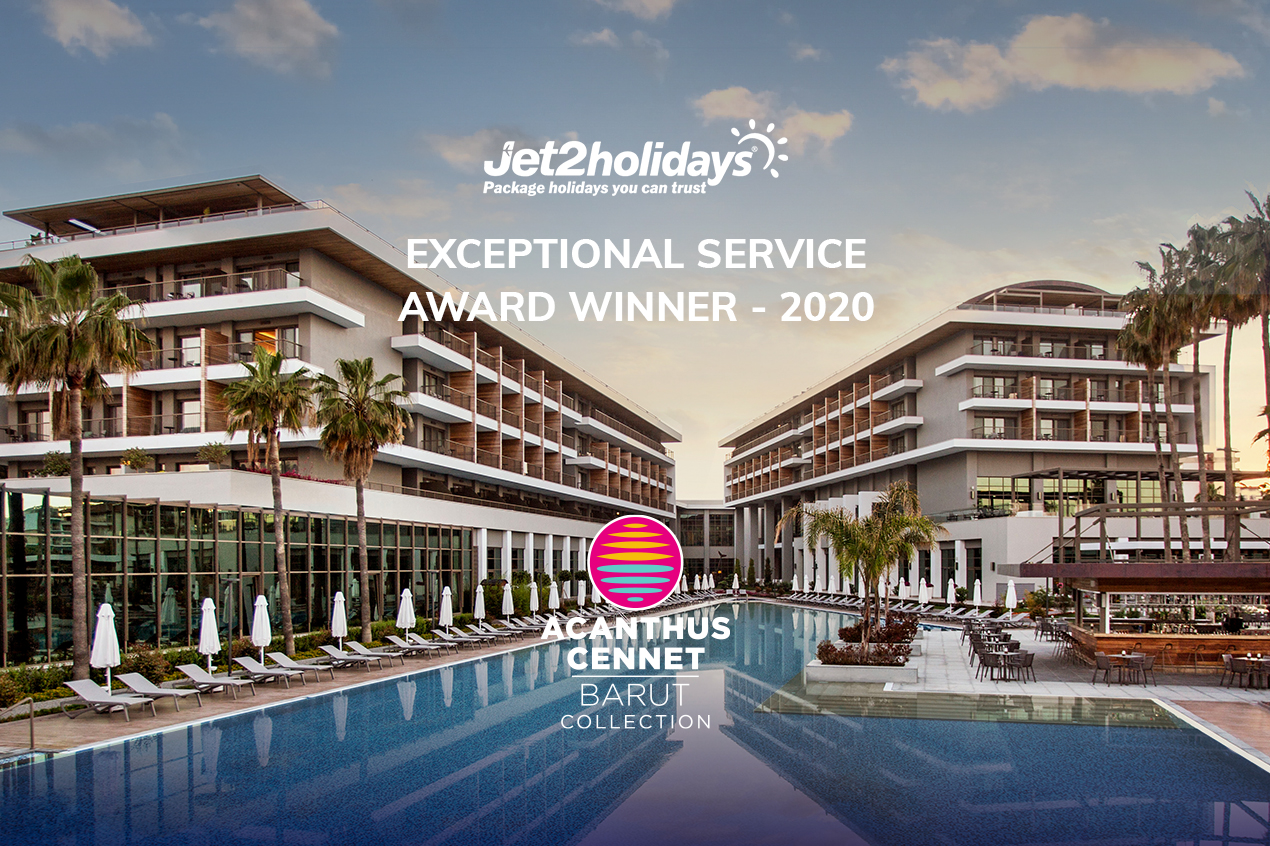 Acanthus Cennet Barut Collection Received Jet2Holidays 2020 Exceptional Service Award